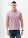 Mercerized Subtle Textured Polo T-Shirt