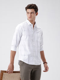 Premium Smart Series Textured Checks Shirt