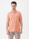 Luxedrape Solid Polo T-Shirt In Blooming Dahlia