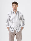 Pure Cotton Dobby Stripe Shirt