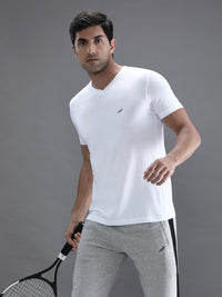 Solid White Sport Fit T-Shirt