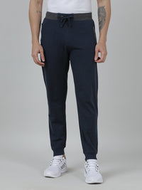 Slim Fit Joggers Blue in French Terry
