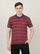 Crocodile Men Maroon Fashion Polo T-Shirt