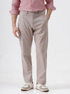 100% Cotton Textured Shirt Beige