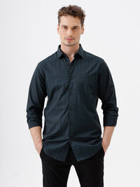 Special Textured Premium Striped Shirt
