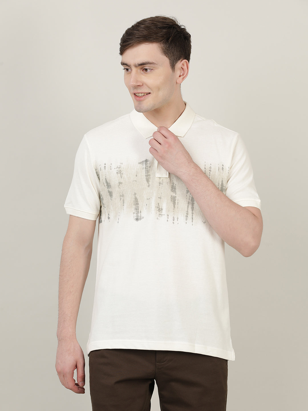 Crocodile Men Printed Casual T-Shirt
