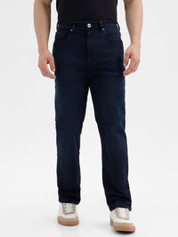 Dark Blue Solid Cotton Denim