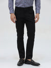Men Slim Fit Casual Trouser Black