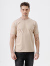 Heavy Luxe Solid Tee In Beige