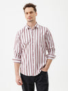 Cotton Melange Stripe Shirt