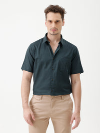 Premium Texture Party Shirt Green
