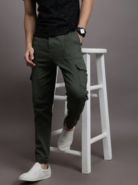 Super Soft Olive Green Cargo Jogger
