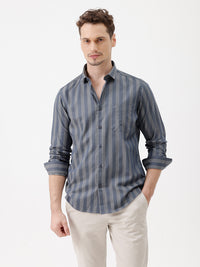 Finer Texture Stripe Shirt