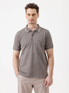 Geo Flow Printed Polo T-Shirt