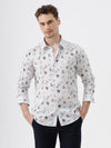 Water Colour Print Lyocell Blend Shirt