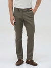 Men Slim Fit Casual Trouser Green