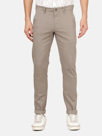 Blue Solid Casual Trouser