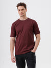 Heavy Luxe Solid Tee In Brown