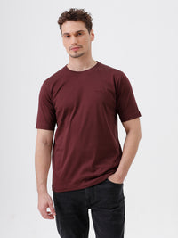 Heavy Luxe Solid Tee In Brown