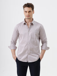 Monochrome Dobby Check Shirt