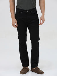 Men Slim Fit Casual Denim Black
