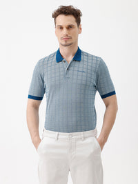 Gridluxe Polo T-Shirt In Dark Teal