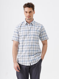 Melange Check Shirt