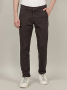 Crocodile Men Grey Slim Fit Chinos