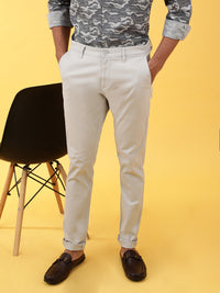 Solid Steel Grey Trouser