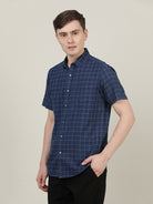 Crocodile Men Regular Fit Checked Shirt