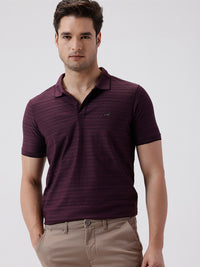 Wine Structure Comfort Fit Polo T-Shirts
