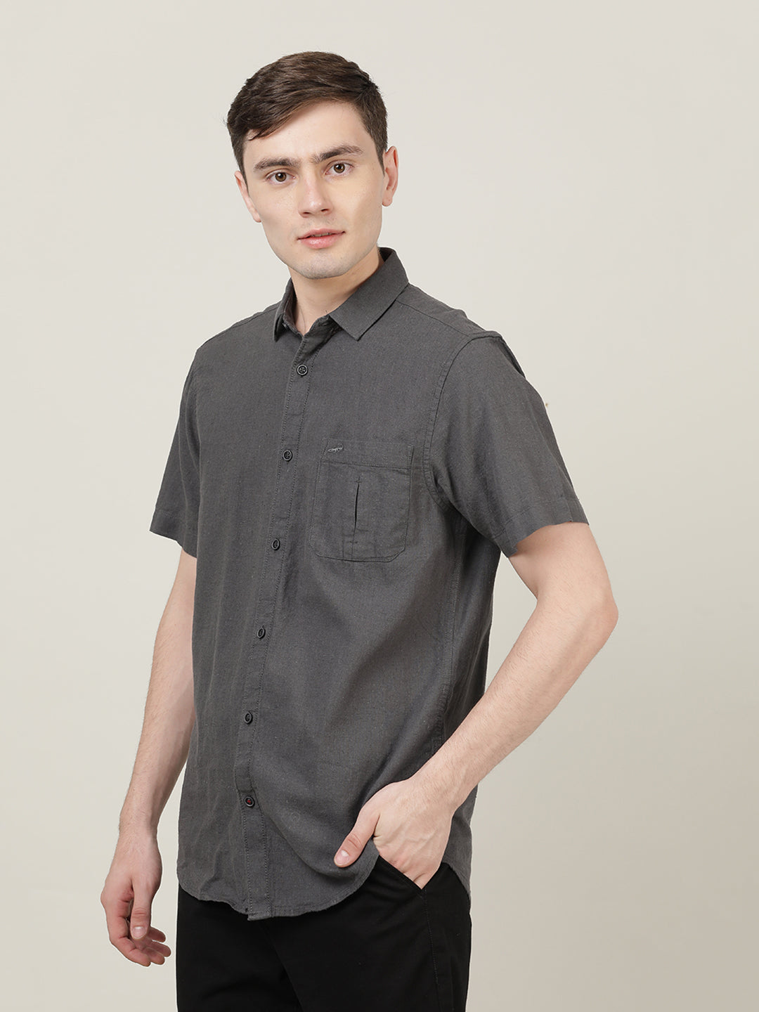 Crocodile Men Regular Fit Pure Cotton Shirt