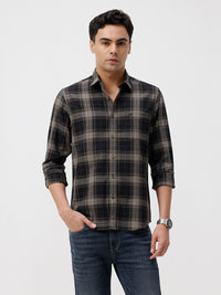 Men's Pure Cotton Oxford Checks Shirt With A Classic Casual Appeal