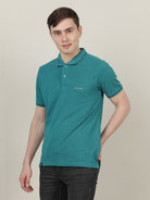 Crocodile Men's AOP Printed Polo T-Shirt