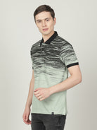 Crocodile Men's Green Polo T-shirt