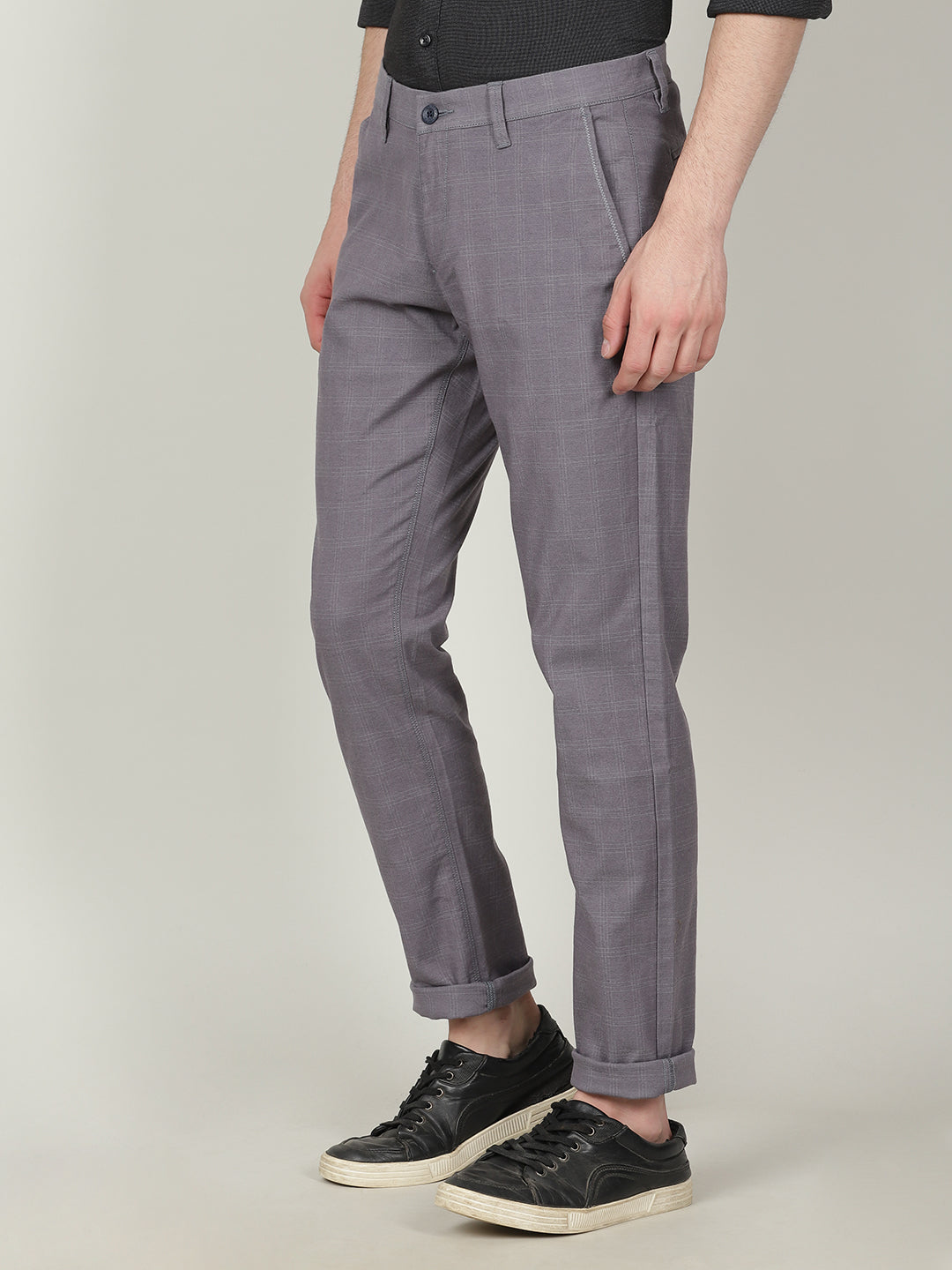 Crocodile Trim Fit GreyTrouser