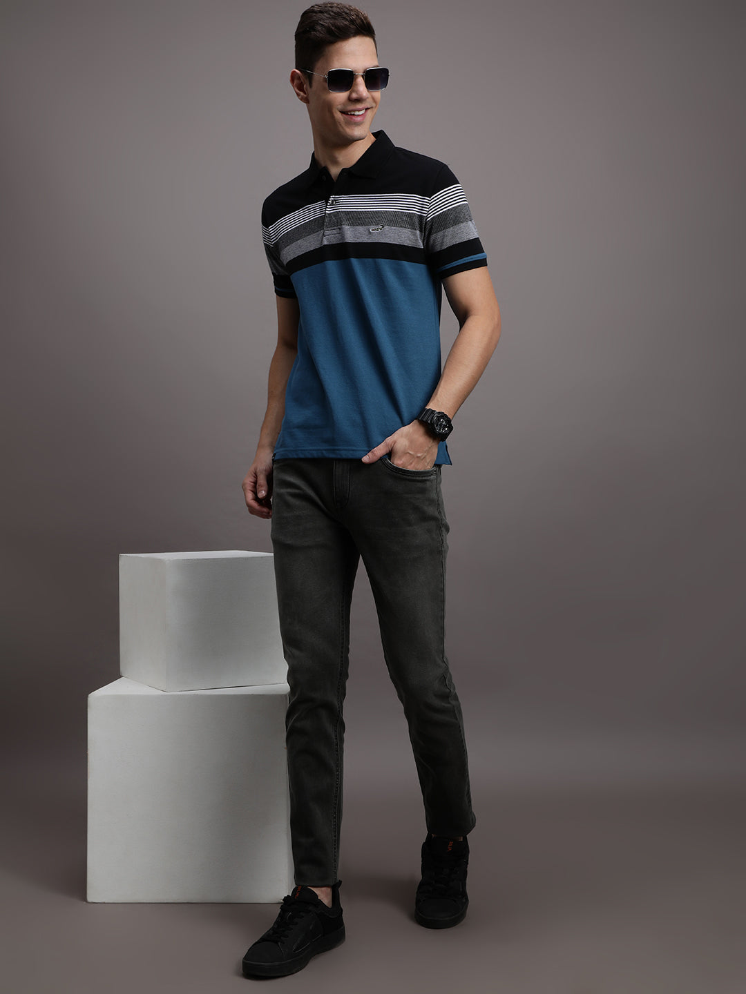 PREMIUM SUSTAINABLE WASHED BLACK JEANS