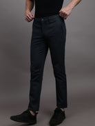 TEXTURED FABRIC TROUSER FOR MEN