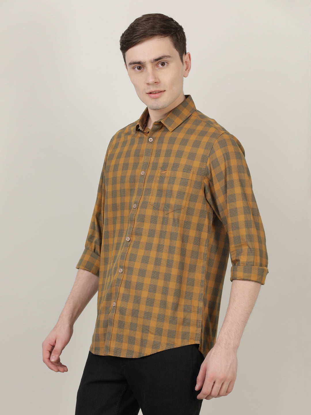 Crocodile Men's Men Regular Fit Casual Shirt Online