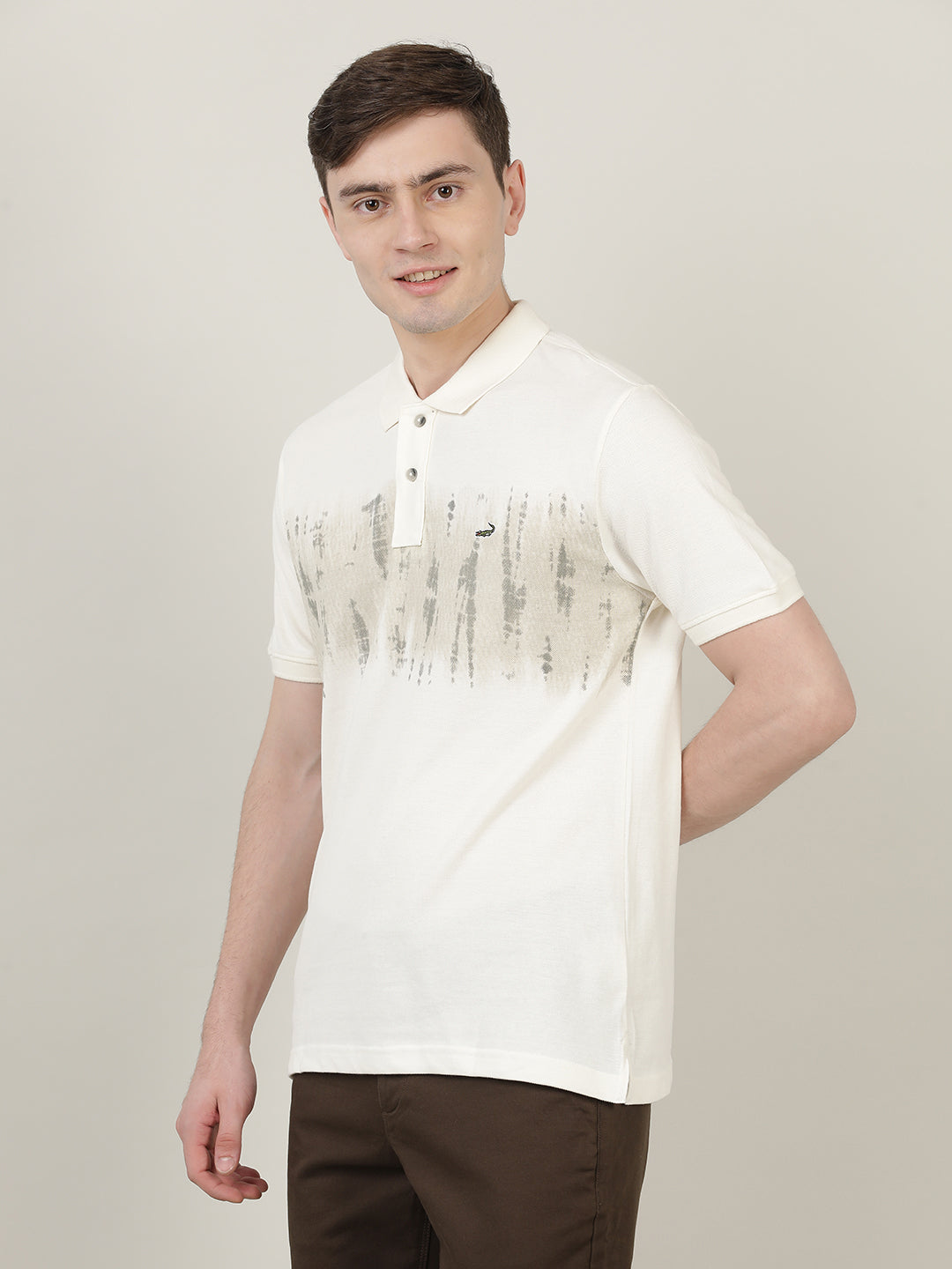 Crocodile Men Printed Casual T-Shirt