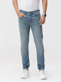 Natural Fade Wash Dark Blue Denim