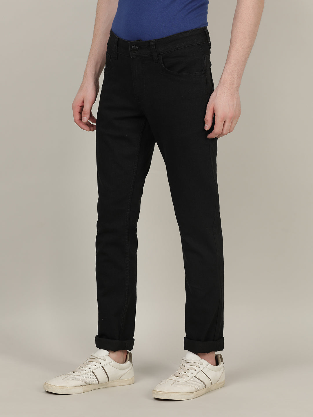 Crocodile Men Black Slim Fit Jean