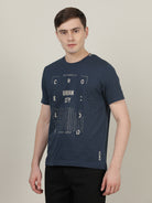 Crocodile Men Dk.Teal Slim Fit T-Shirt