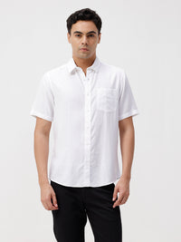 Men's Premium Tencel-Linen Blend Shirt Offering Breathability And Soft Comfort
