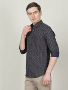 Crocodile Dark Navy Slim Fit Shirt