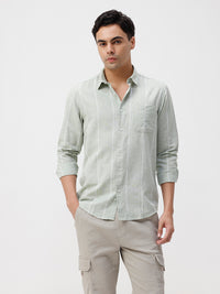 Jacquard Stripe Shirt