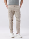 Close-up of beige fabric with texture detail