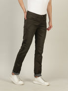 Crocodile Men Olive Slim Fit Jean