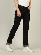 Crocodile Men's Black Slim Fit Jean