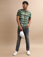 Crocodile Tie & Dye T-Shirt with Chest print